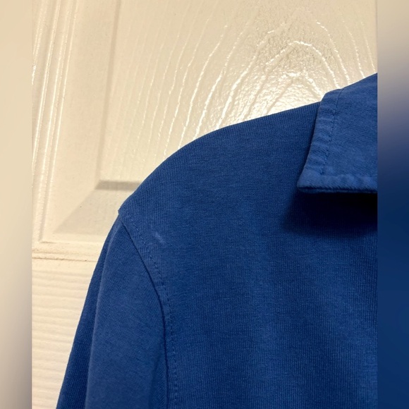 NWOT FRANK & EILEEN Nicole Popover Henley Dress in Royal Blue - Picture 9 of 10